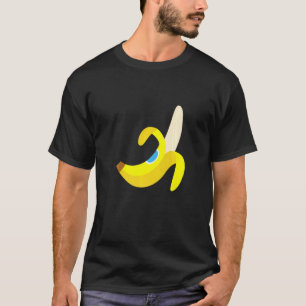 Banana Plantain Niedlich Reif Geschälte Früchte Ye T-Shirt