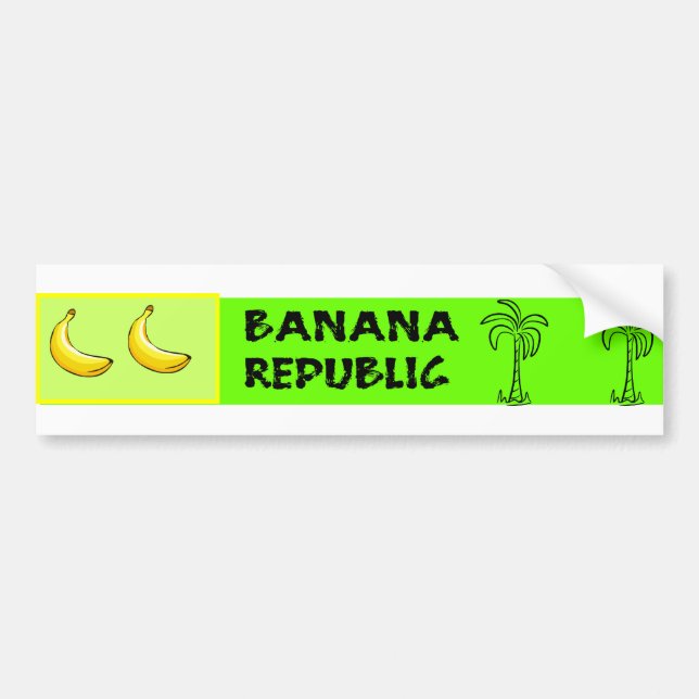 Banana- RepublicAutoaufkleber Autoaufkleber (Vorne)