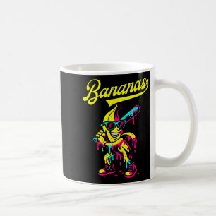 Banana Retro Rücken Popular Frucht Baseball Bana Kaffeetasse