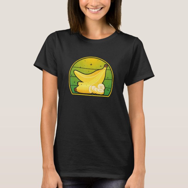 Banana Retro Summer Fruit  Banana Farmer T-Shirt (Vorderseite)