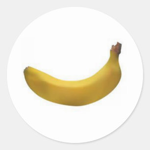 Banana Runder Aufkleber