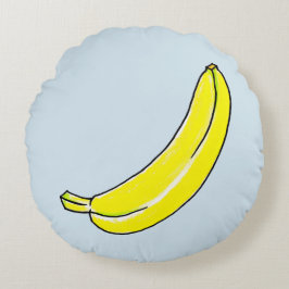 Banana Rundes Kissen