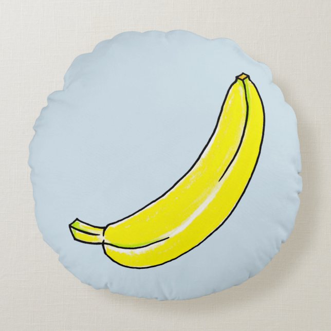 Banana Rundes Kissen (Vorderseite)