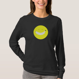 Banana Smile Face Happy Frucht Witziger Spaß Niedl T-Shirt