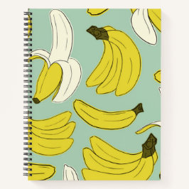 Banana Spiral Notebook Notizbuch