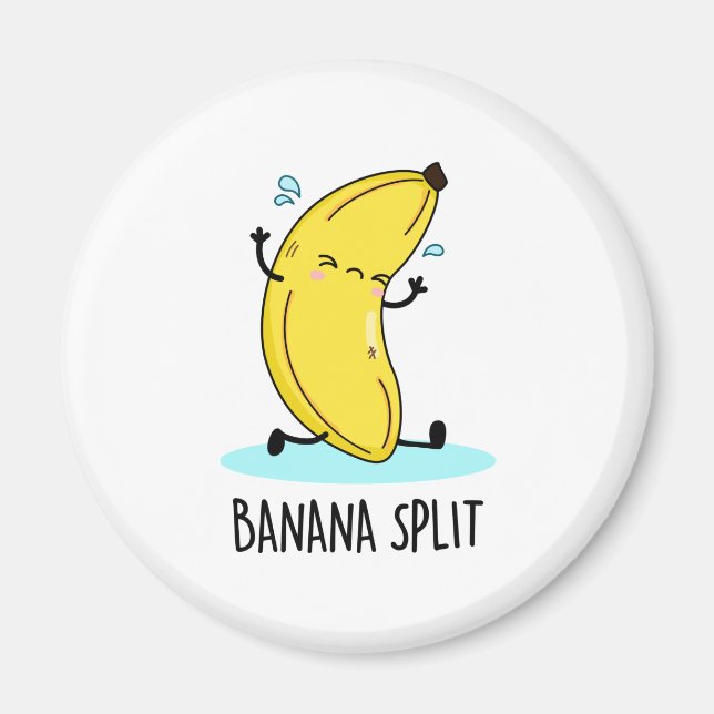 Banana Split Funny Dancing Banana Pub Magnet (Vorne)