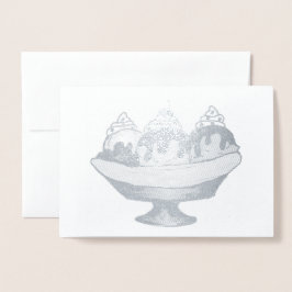 Banana Split Ice Cream Sonntag, 10. März Folienkarte