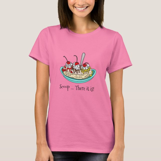 Banana Split Ice Creme Pub T-Shirt (Vorderseite)