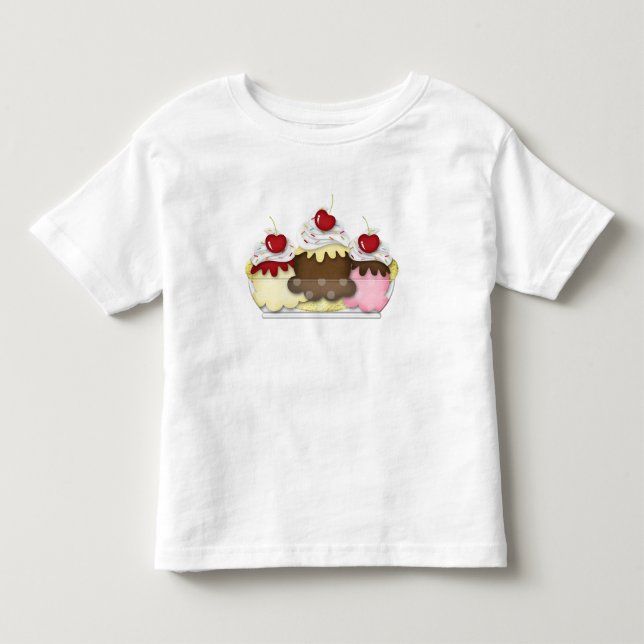 Banana split kleinkind t-shirt (Vorderseite)