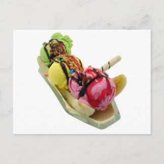 Banana Split Postkarte