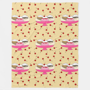 Banana Split Print Fleecedecke