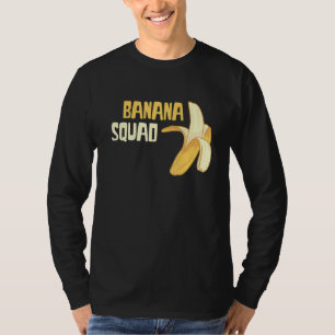 Banana Squad veganes Essen Vegetarier Banane Fruch T-Shirt