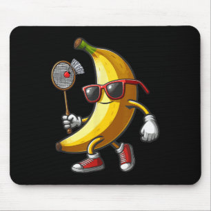 Banana Sungles Spielen Badminton Funny Frucht Spor Mousepad