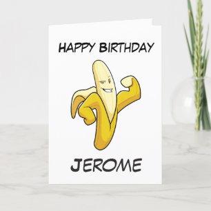 Banana super-héros enfants super-héros cartes d'an