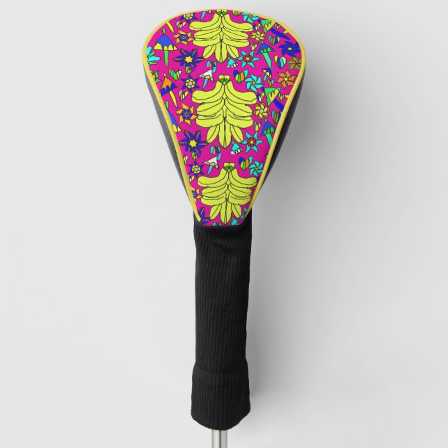 Banana topical Sorbet Golf Headcover (Vorderseite)