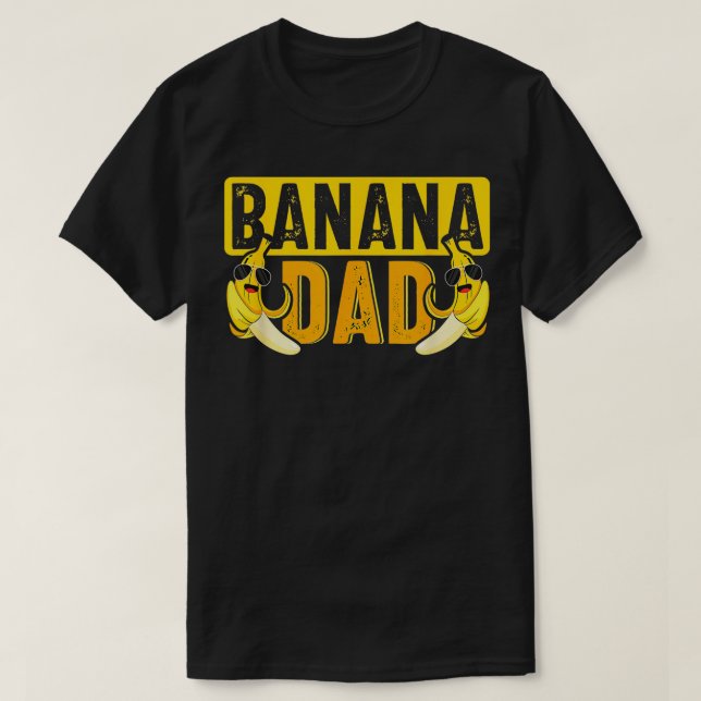 Banana Vater Funny Banana Sommer Obst Lover Bauer T-Shirt (Design vorne)