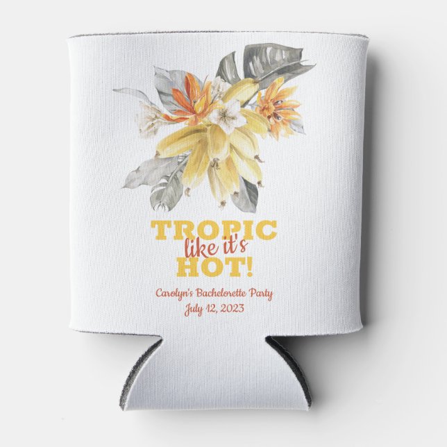 Banana Verlasse Tropic, wie es heiß ist! Bachelore Dosenkühler (Vorderseite)