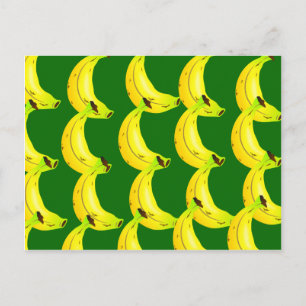 Banana Wallpaper Postkarte