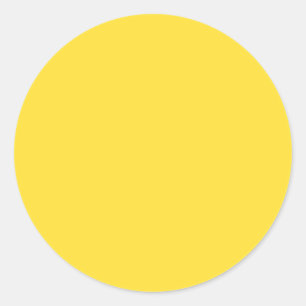 Banana Yellow Runder Aufkleber