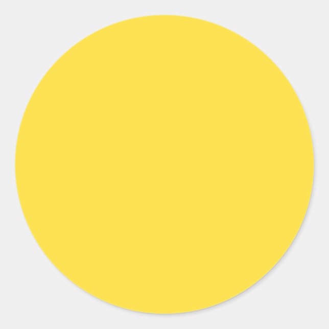 Banana Yellow Runder Aufkleber (Vorderseite)