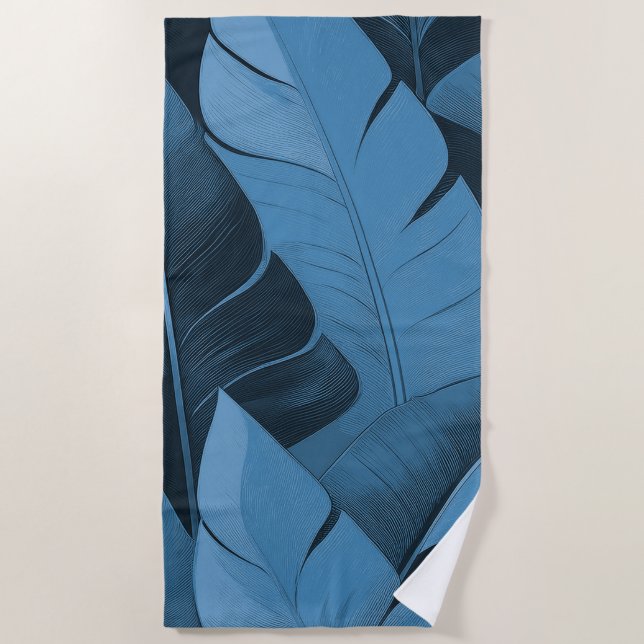 Bananarama Hawaiian Banana Leaves Strandtuch (Vorderseite)