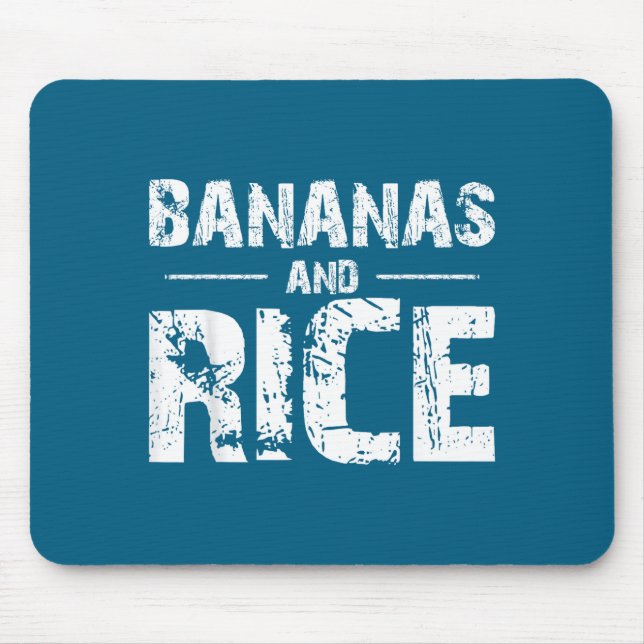 Bananas and rice  mousepad (Vorne)