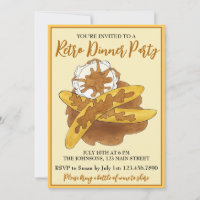 Bananas Foster Retro Dinner Party Desserts Nahrung