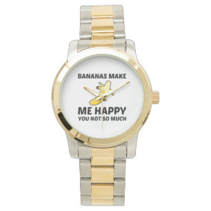 BANANAS MACHEN MICH GLÜCKLICH ARMBANDUHR