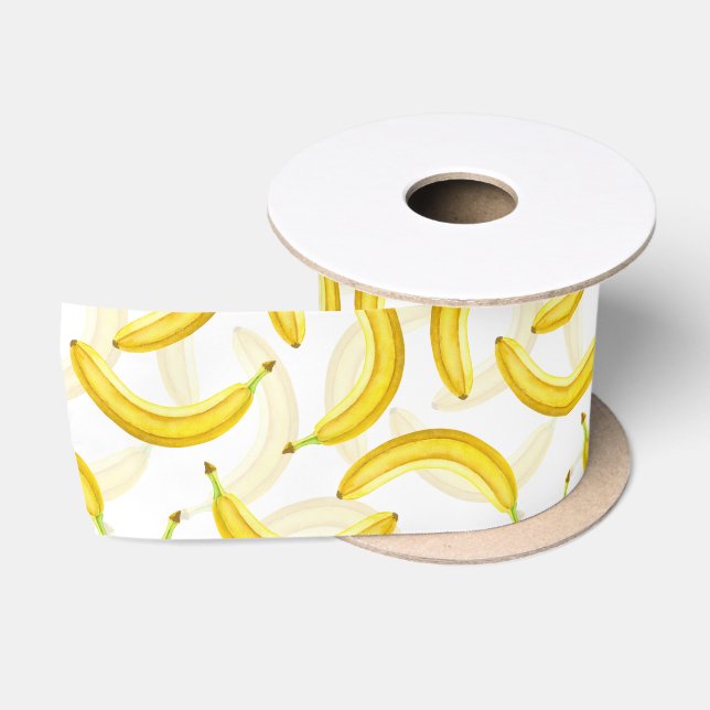 Bananas Satin Ribbon Satinband (Spule)