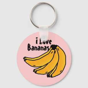 bananasreality, Bananen, i-Liebe Schlüsselanhänger