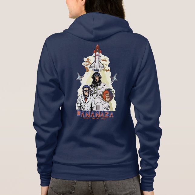 BANANAZA: Team für Raumfahrer Hoodie (Rückseite)