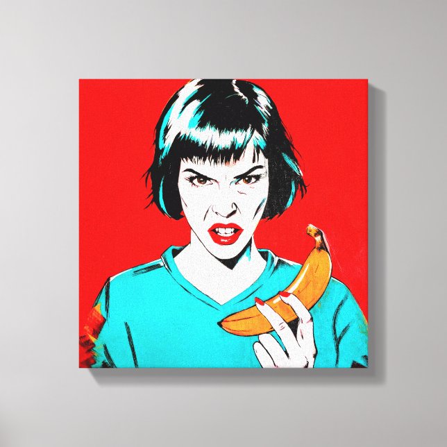 Banane'24 Leinwanddruck (Vorderseite)