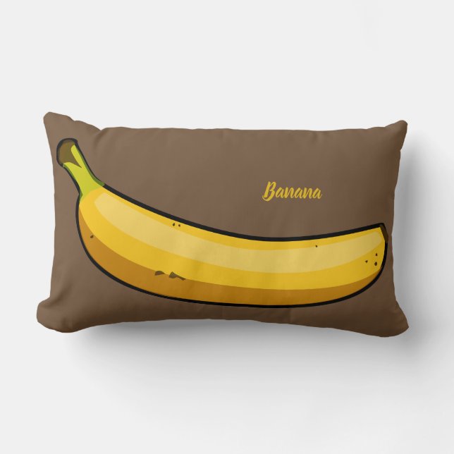 Banane anpassen lendenkissen (Vorderseite)