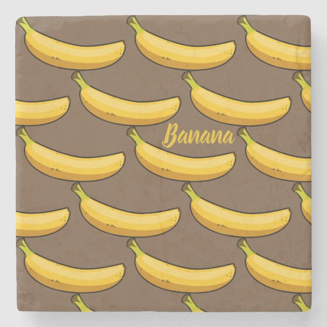Banane anpassen steinuntersetzer (Vorderseite)