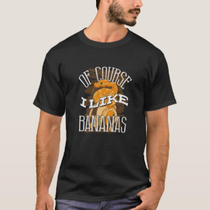Banane Ball Python Natürlich mag ich Bananen Herpe T-Shirt