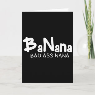 Banane Böse Nana Lustige Oma Mama Familien Zitat  Karte