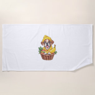 Banane Boxer � Lustiger Frucht Hund Strandtuch