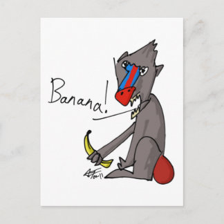 Banane ! Carte postale