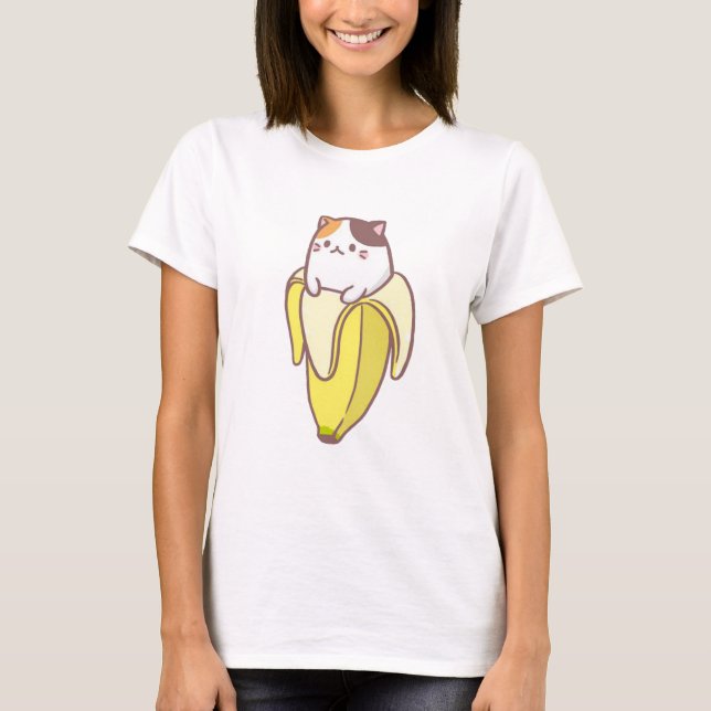 Banane Cat T-Shirt (Vorderseite)