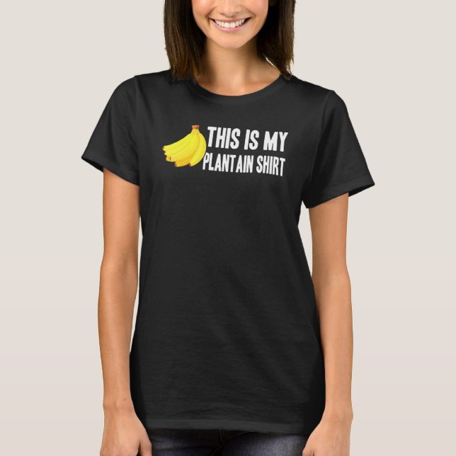 Banane Das ist mein Shirt Vegetarier (Vorderseite)