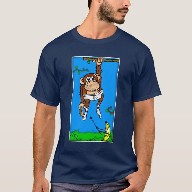 Banane des Affe-V. T-Shirt (Vorderseite)
