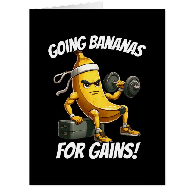banane faisant de l'exercice (Devant)