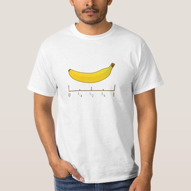 Banane für den Maßstab T-Shirt (Vorderseite)