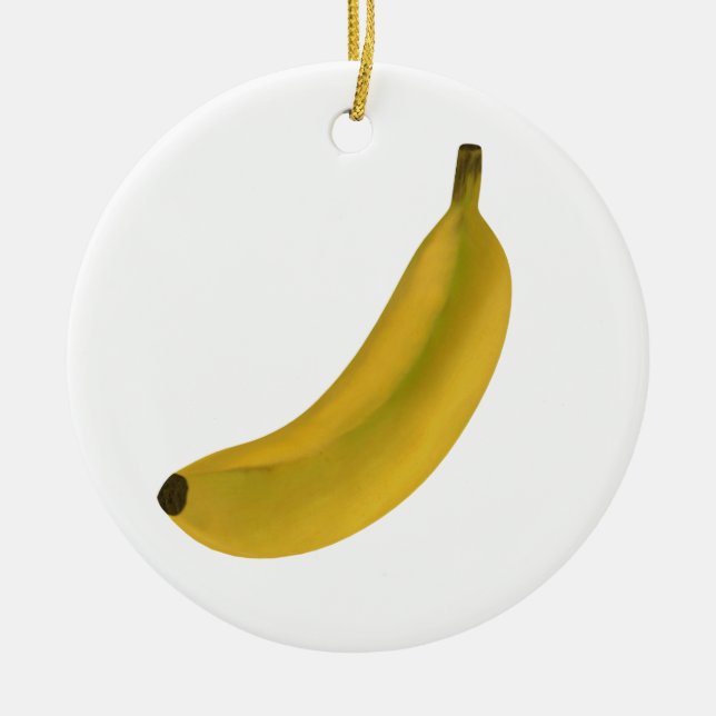 Banane Keramik Ornament (Vorne)