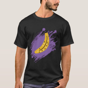 Banane (Lila Hintergrund),Muster,Mehrere Bananen T-Shirt