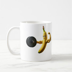 Banane lustig im Power Kaffeetasse