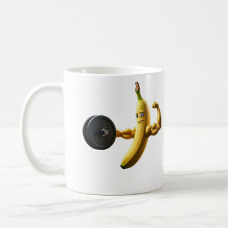 Banane lustig im Power Kaffeetasse