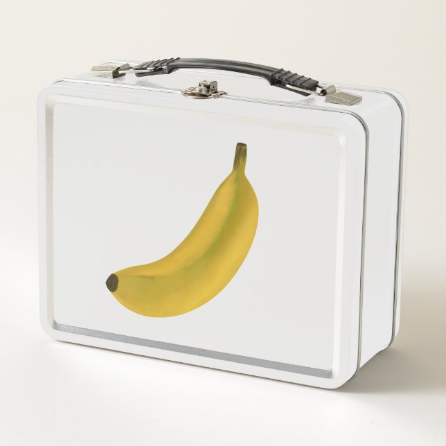 Banane Metall Brotdose (Vorderseite)