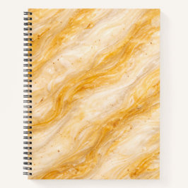 Banane-Milchshake-Marmor-Textur-Design Notizbuch