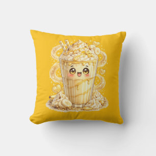 Banane Milkshake Kawaii Kissen 
